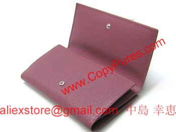 GUCCI　グッチ　財布　ホック長札　長財布　SVプレート　ピンク　143391　アウトレット